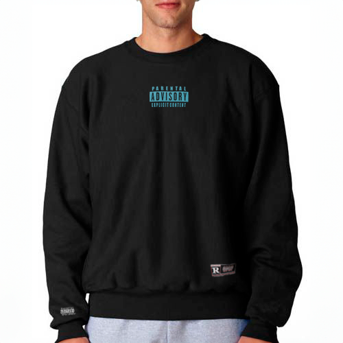 POLERON CREWNECK PARENTAL ADVISORY ORIGINAL BLUE TAG - 1