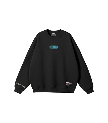 POLERON CREWNECK PARENTAL ADVISORY ORIGINAL BLUE TAG - 2