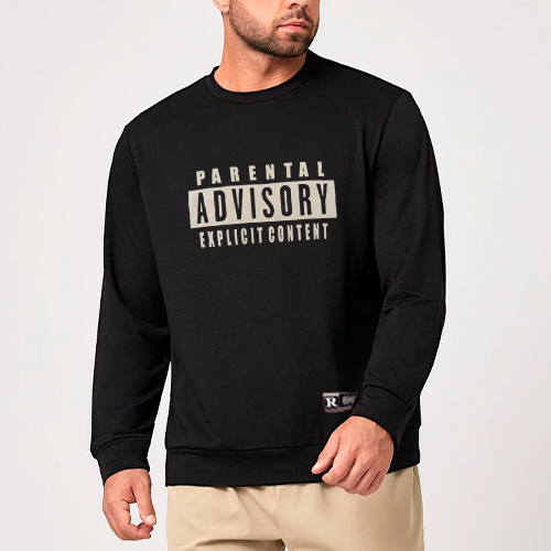 POLERON CREWNECK PARENTAL ADVISORY NOTORIOUS ADVISORY - 1