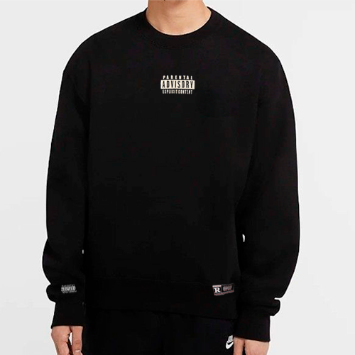 POLERON CREWNECK PARENTAL ADVISORY ORIGINAL TAG - 1