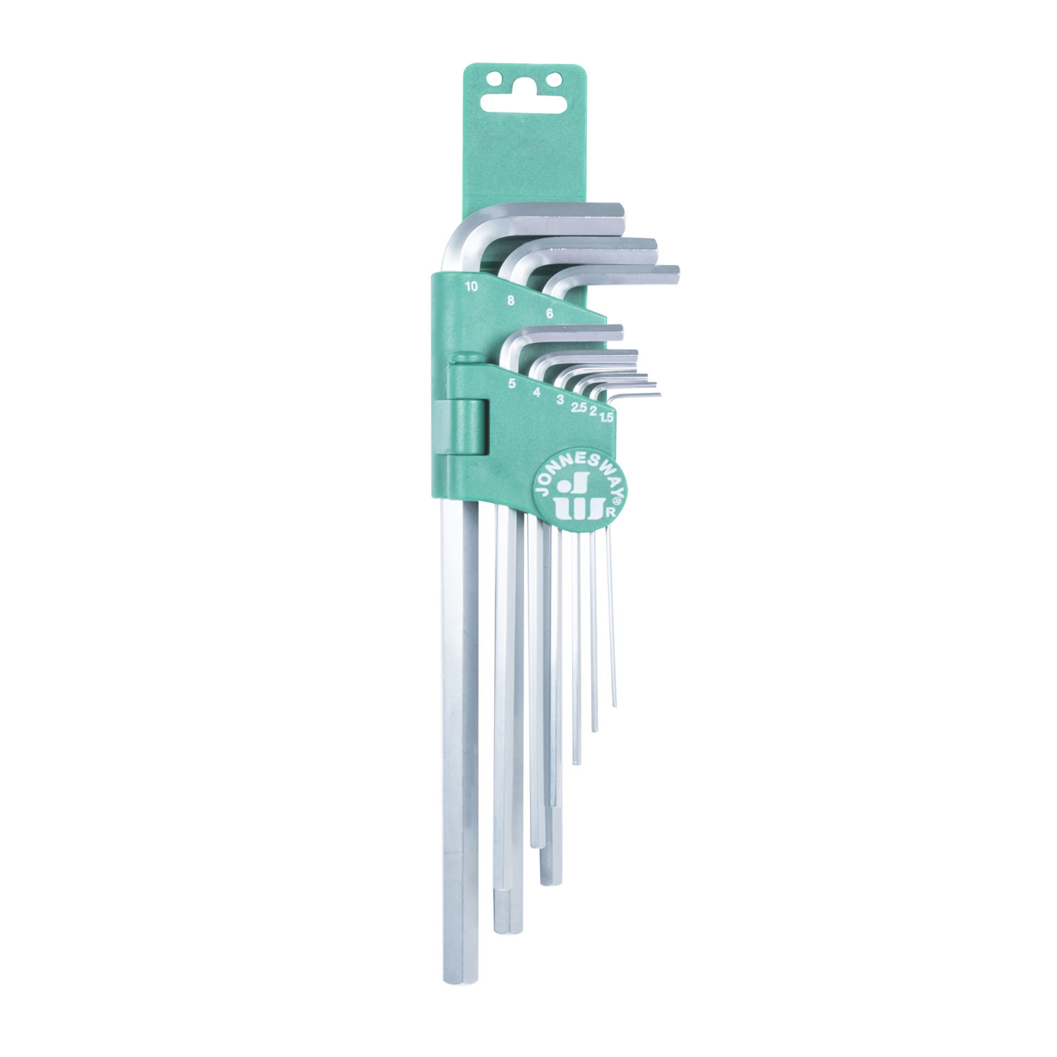 SET LLAVES JONNESWAY H03S109S HEXAGONALES PUNTA PLANA 9 PIEZAS - 1