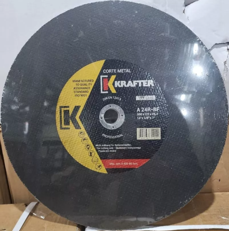 PACK DISCOS KRAFTER A24R-BF CORTE TRONZADORA 350MM 14' 5 PIEZAS - 2