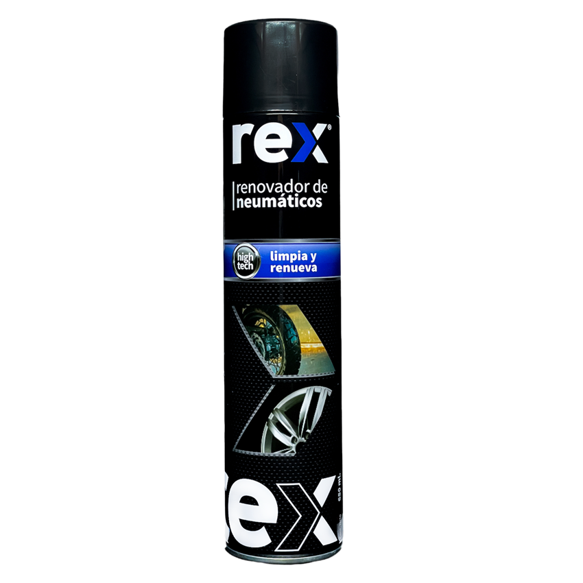 KIT RENOVADOR DE NEUMATICOS + SILICONA AUTOMOTRIZ 400ML REX - 2