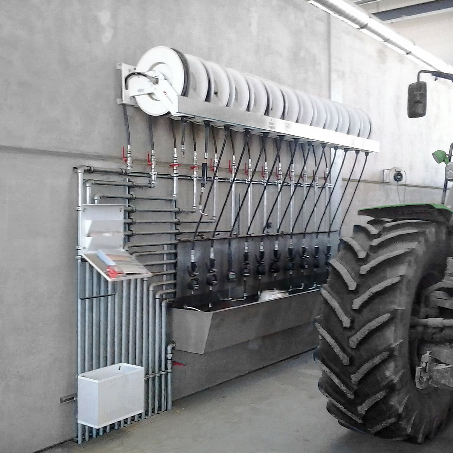 ENROLLADOR MANGUERA 1/4' ABIERTO 10M GRASA SAMOA 501300 - 2