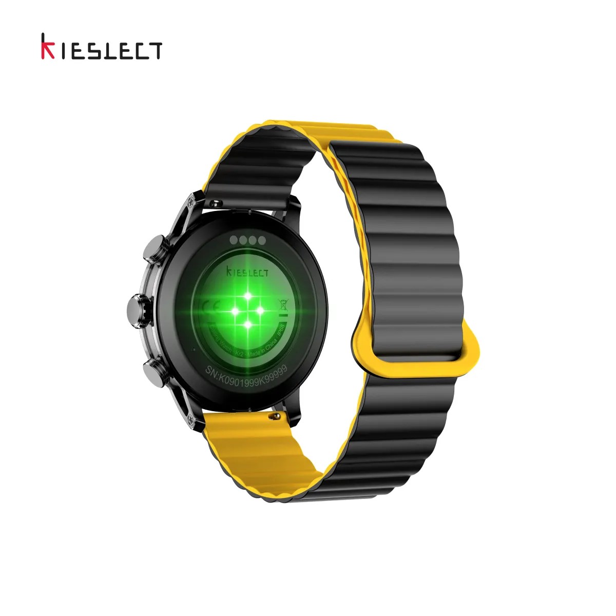 SMARTWATCH KR2 KIESLECT GRIS LLAMADAS Y 2 CORREAS - 6