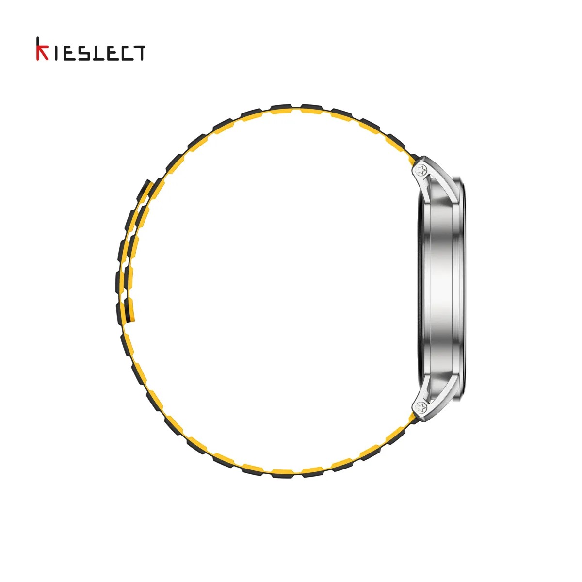 SMARTWATCH KR2 KIESLECT PLATEADO LLAMADAS Y 2 CORREAS - 4