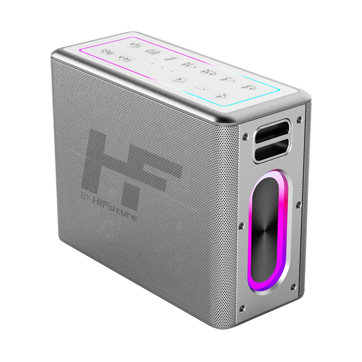 PARLANTE Y KARAOQUE MUSICBOX HIFUTURE PLATEADO - 2