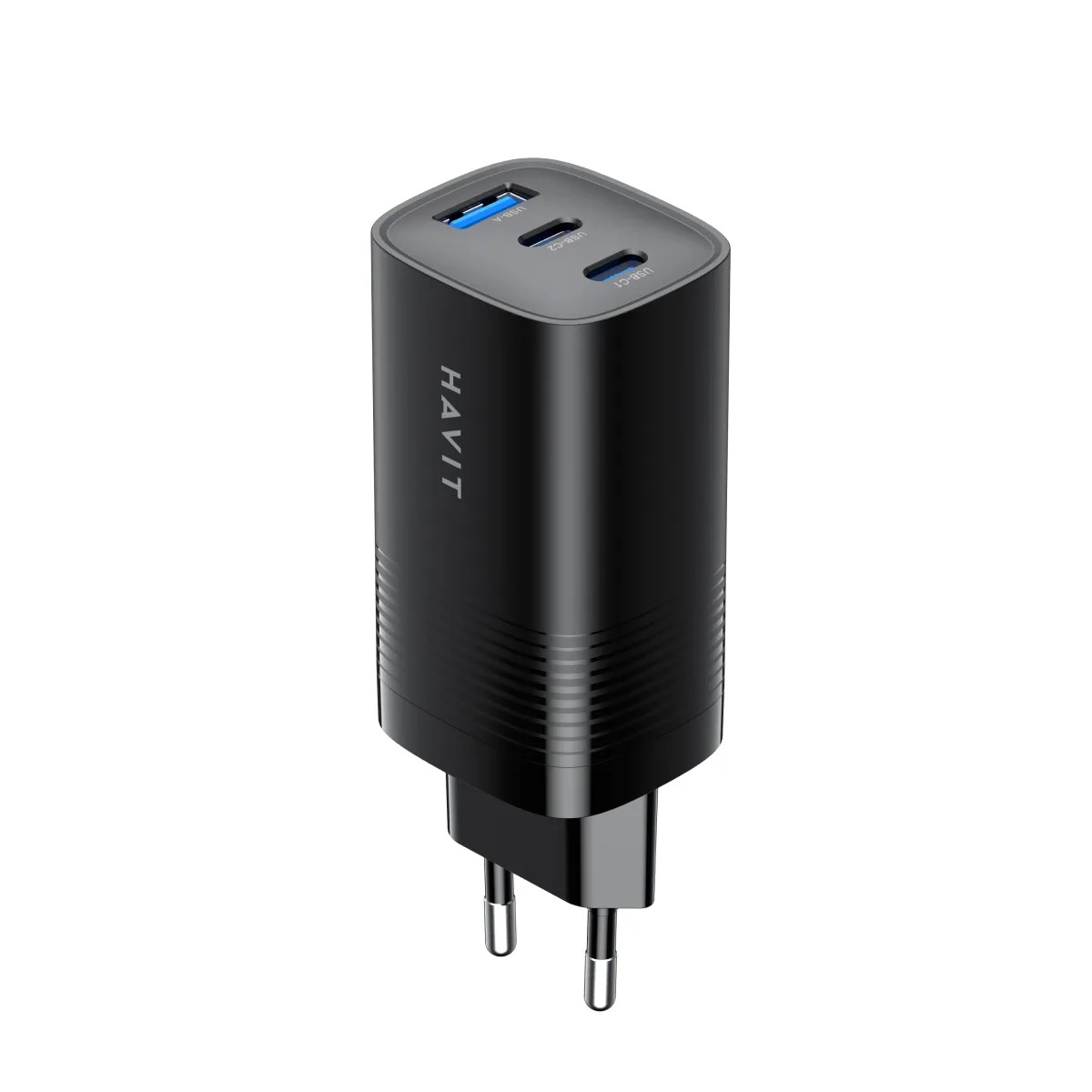 COMBO CARGADOR DE 65W 3 PUERTOS HAVIT + 2 CABLES 1,5 M XIAOMI PUERTO C A C - 3