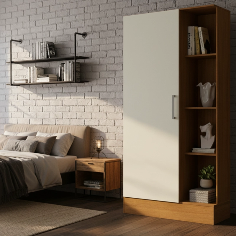 COMBO 3 CLOSET ZAPATERO 174X75X35CM OFF WHITE R15X3 - 4