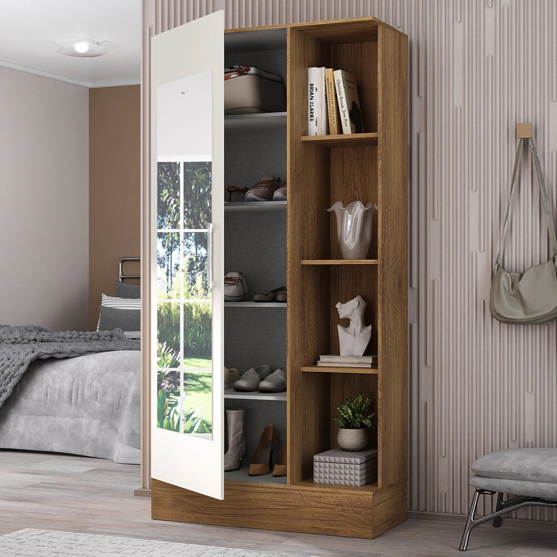 COMBO 3 CLOSET ZAPATERO 174X75X35CM OFF WHITE R15X3 - 6