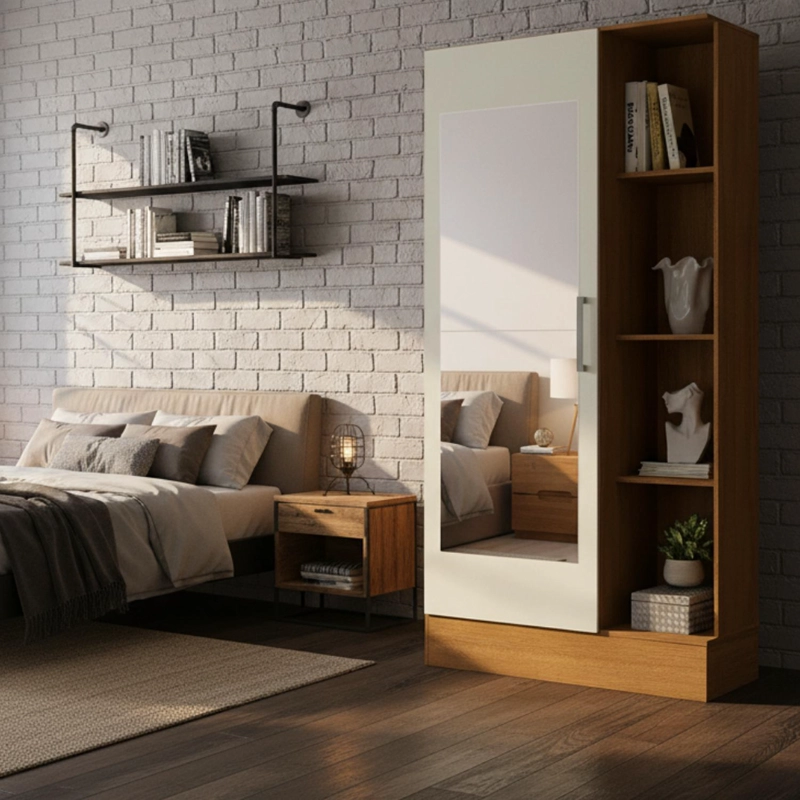 COMBO 3 CLOSET ZAPATERO 174X75X35CM OFF WHITE R15X3 - 9