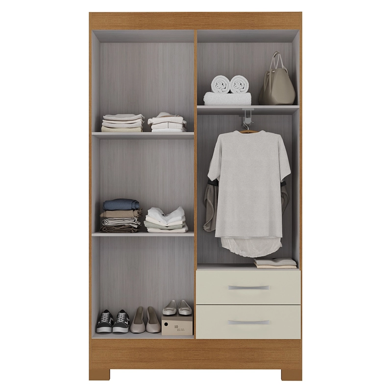 COMBO CLOSET 4 PUERTAS + COMODA 5 CAJONES OFF WHITE R4205 - 4