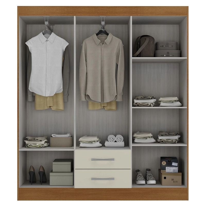 COMBO CLOSET 6 PUERTAS + CLOSET 4 PUERTAS OFF WHITE R6242 - 4