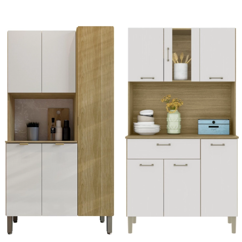 COMBO MUEBLE DE COCINA KYRA Y MUEBLE DE COCINA MELISSA K0605 - 1