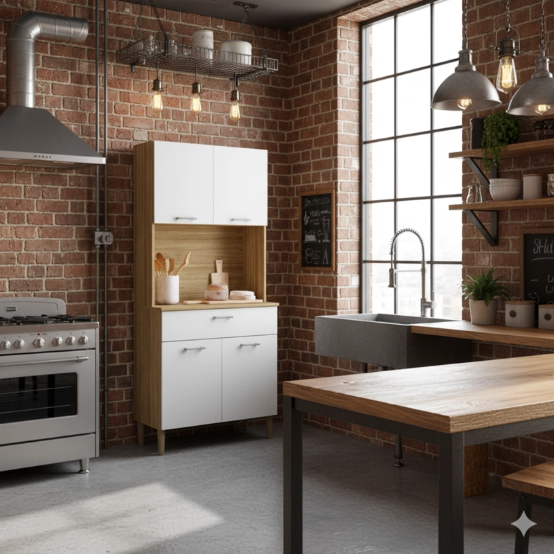 COMBO MUEBLE DE COCINA KRIS Y ALACENA K0420 - 6