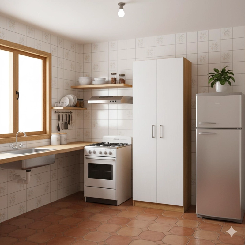 MUEBLE DE COCINA KIT ORION 8 PUERTAS OFF WHITE K08 - 4