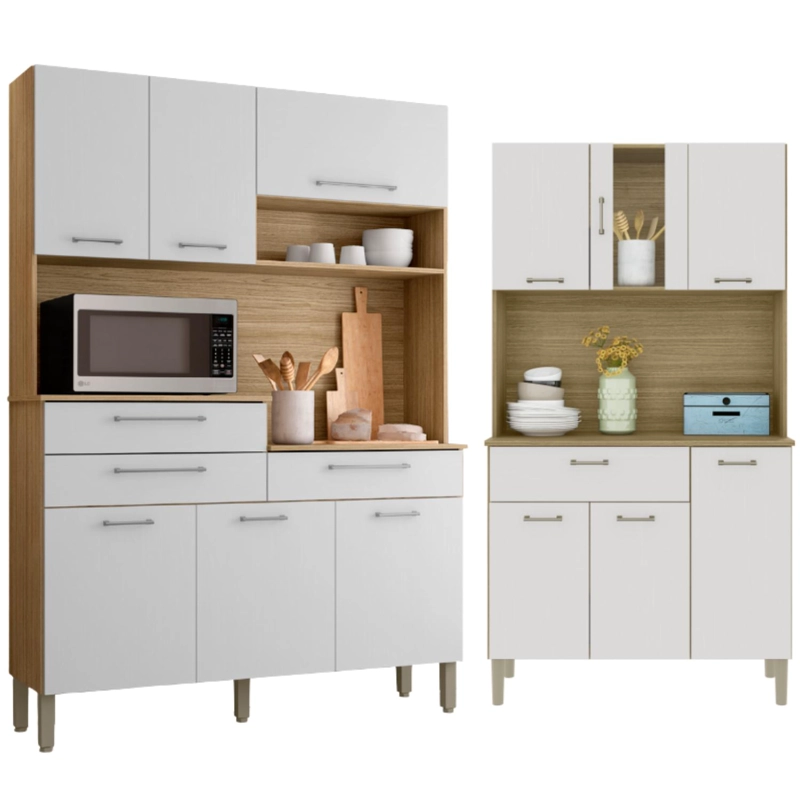 COMBO MUEBLE DE COCINA KYRA Y KIT 8 PUERTAS KIT ORION K0608 - 1