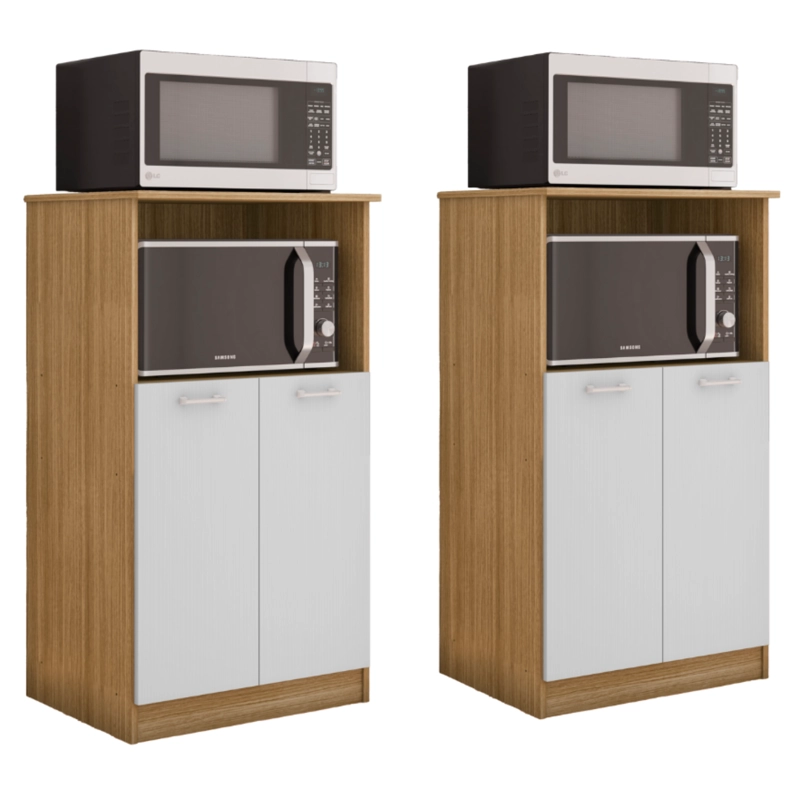 COMBO 2 MUEBLES PARA MICROONDAS ORION K02X2 - 1