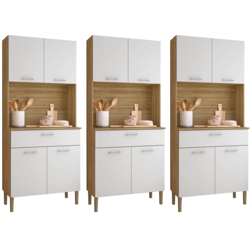 COMBO 3 COCINA KRIS OFF WHITE K04X3 - 1