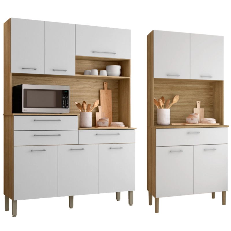 COMBO MUEBLE DE COCINA KRIS Y KIT 8 PUERTAS KIT ORION K0408 - 1