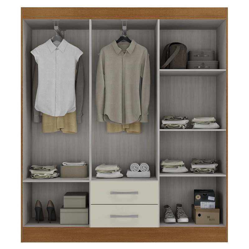COMBO CLOSET 6 PUERTAS + CLOSET 4 PUERTAS OFF WHITE R6242 - 4