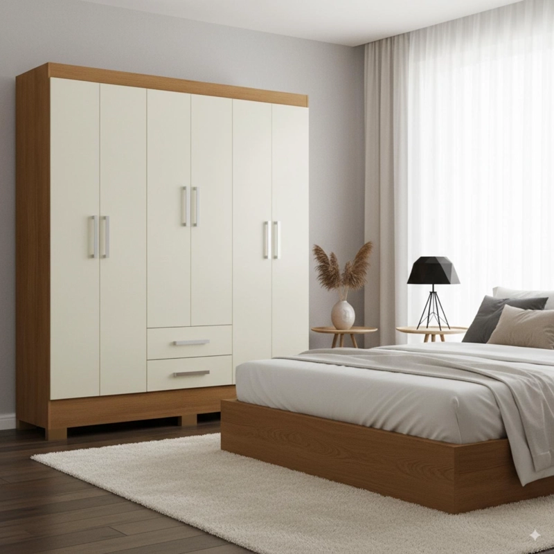 COMBO CLOSET 6 PUERTAS + CLOSET 4 PUERTAS OFF WHITE R6242 - 8