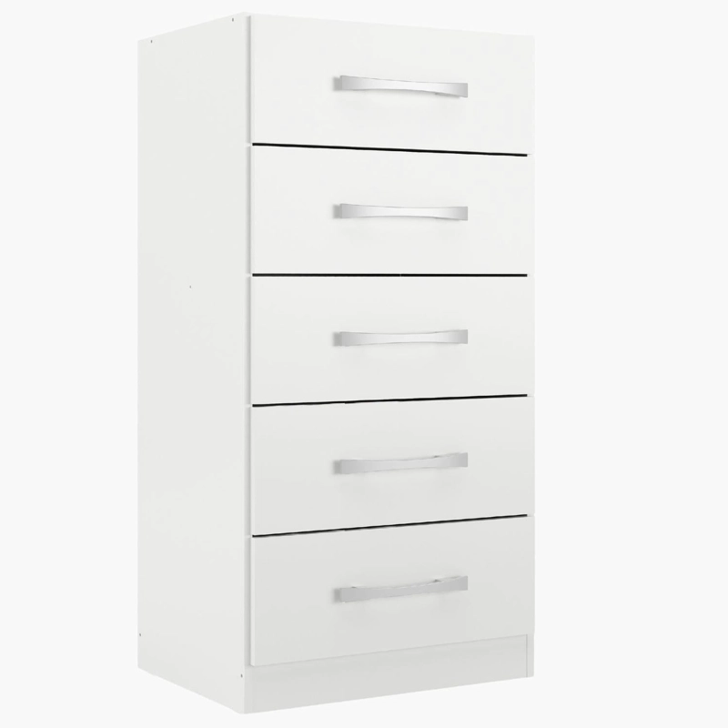 COMODA 5 CAJONES 91X46X35BLANCO BLANCO RB05 - 2