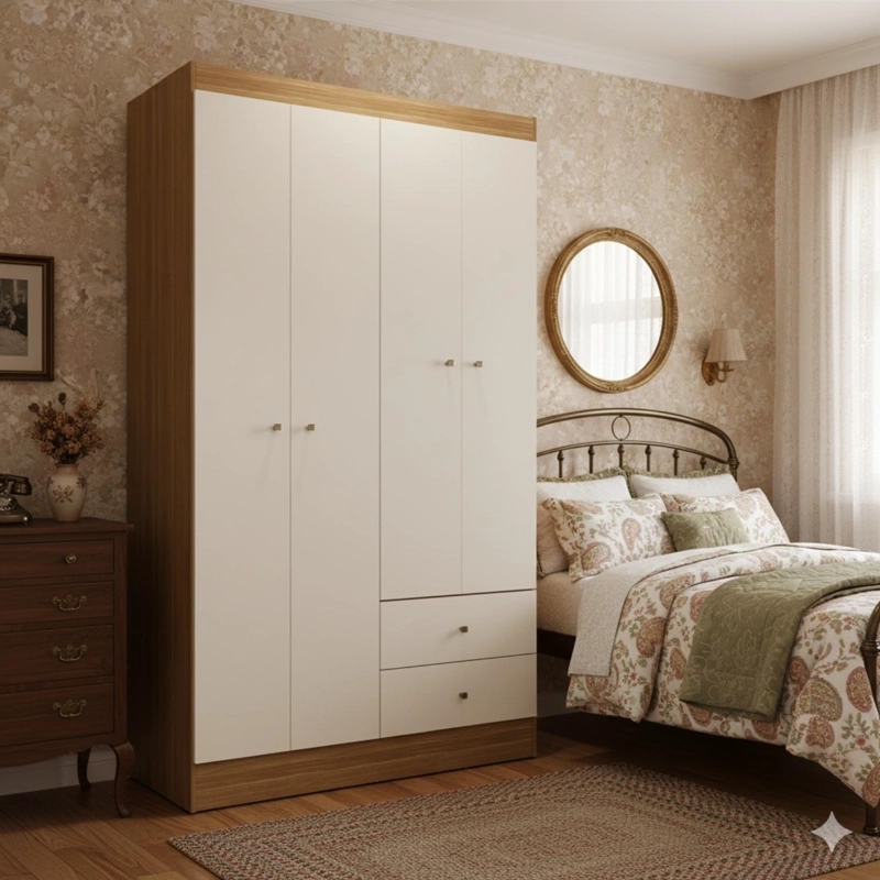 CLOSET VERSA 4 PUERTAS OFF WHITE K42 - 3