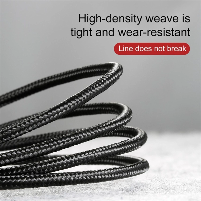 BASEUS CAFULE CABLE USB FOR TYPE-C 2A 2M GRAY+BLACK - 4