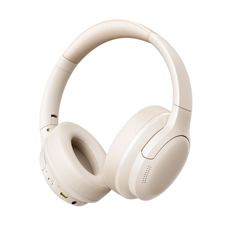 OS-BASEUS BASS BH1 LITE WIRELESS HEADPHONES STARLIGHT OFF-WHITE - 1
