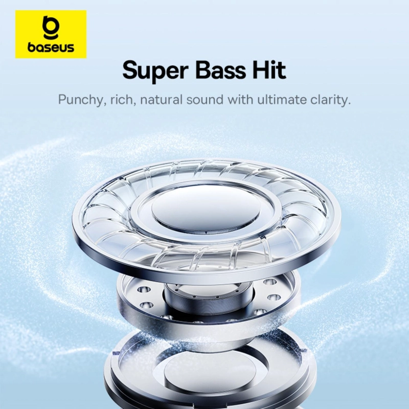 OS-BASEUS BASS BH1 LITE WIRELESS HEADPHONES STARLIGHT OFF-WHITE - 3