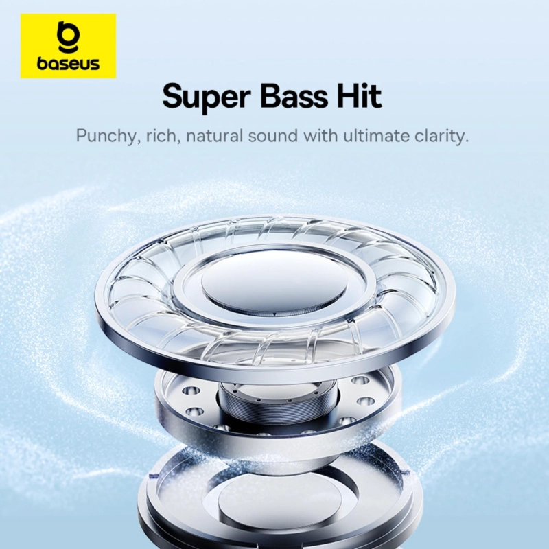 OS-BASEUS BASS BH1 LITE WIRELESS HEADPHONES COSMIC BLACK - 3