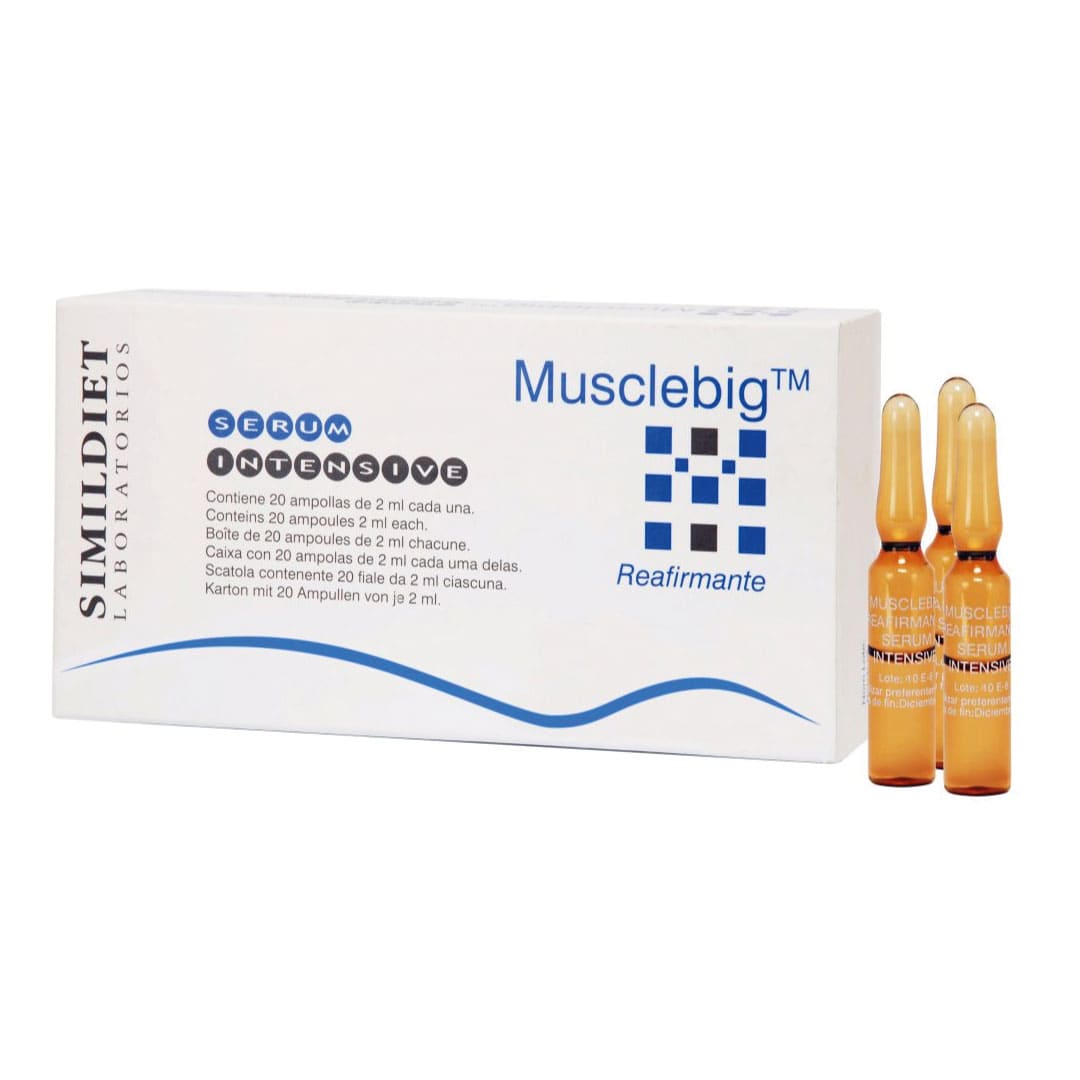 REAFIRMANTE CORPORAL ANTIFLACIDEZ MUSCLEBIG 20 AMPOLLAS 2ML - 1