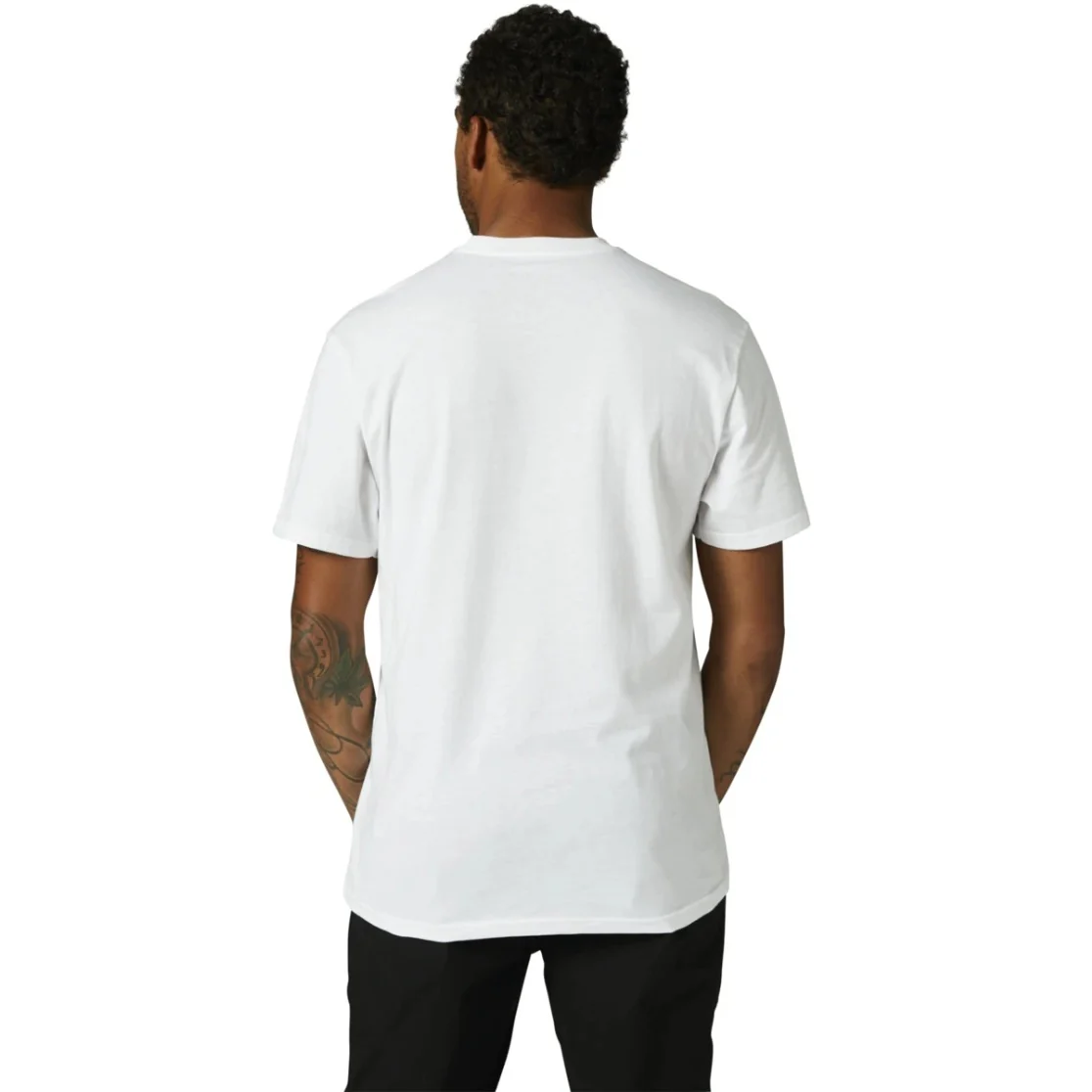 POLERA MANGA CORTA ALGODÓN HOMBRE FOX BLANCA RACING KAWASAKI EDICIÓN LIMITADA - 2