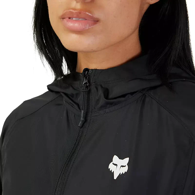 CHAQUETA MUJER FOX NEGRO CORTAVIENTO RACING HEAD - 2
