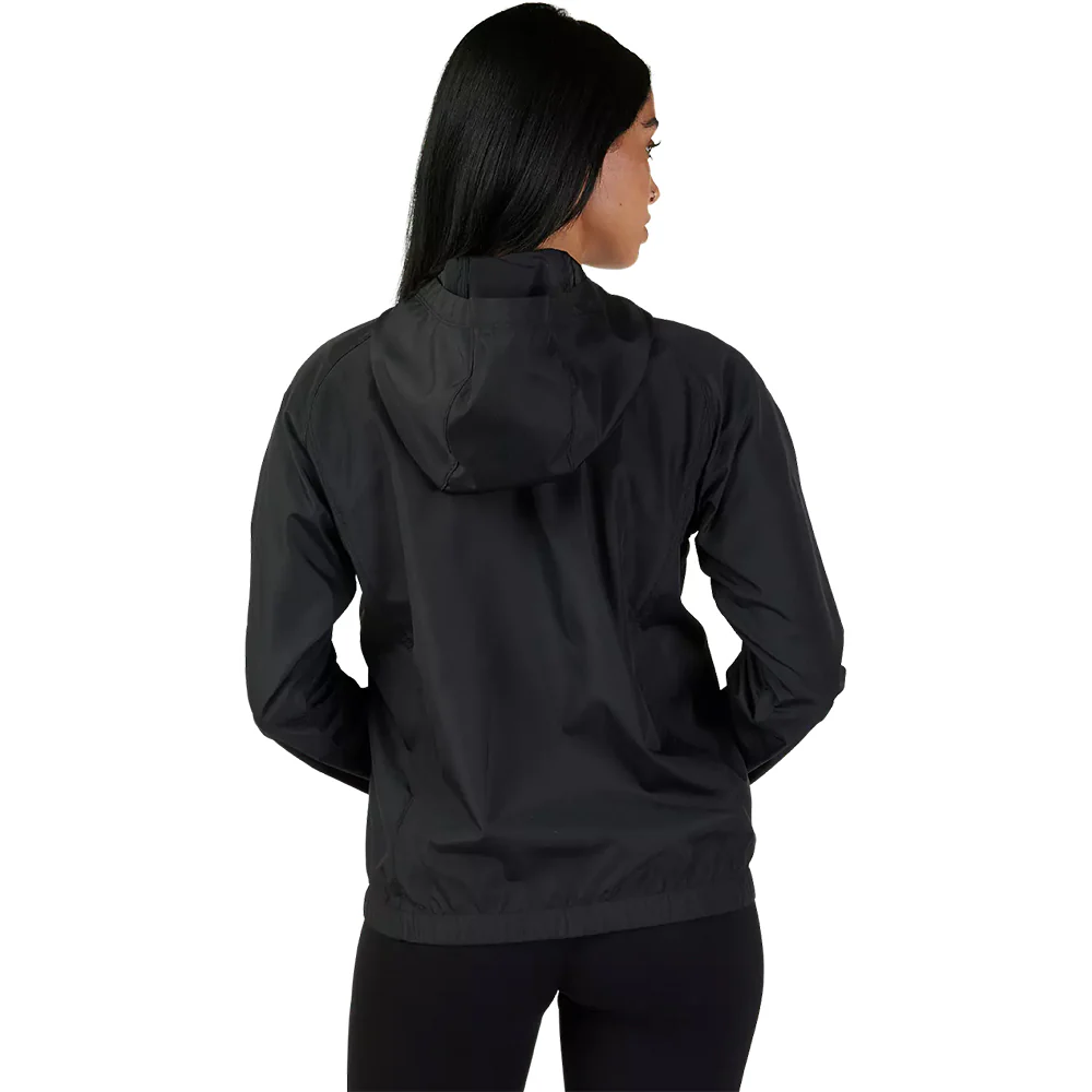 CHAQUETA MUJER FOX NEGRO CORTAVIENTO RACING HEAD - 3