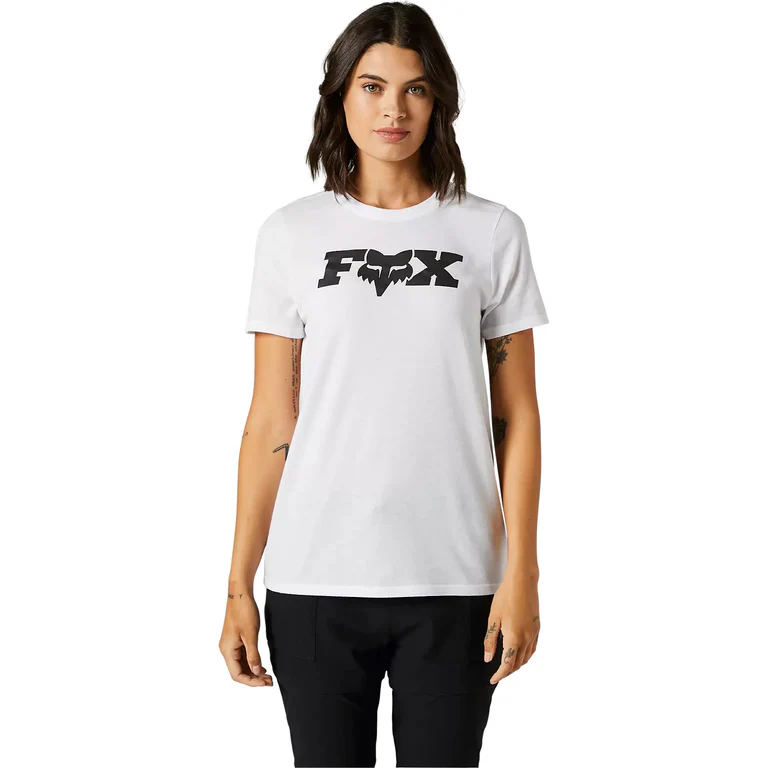 POLERA MANGA CORTA MUJER FOX BLANCO BRACER - 1