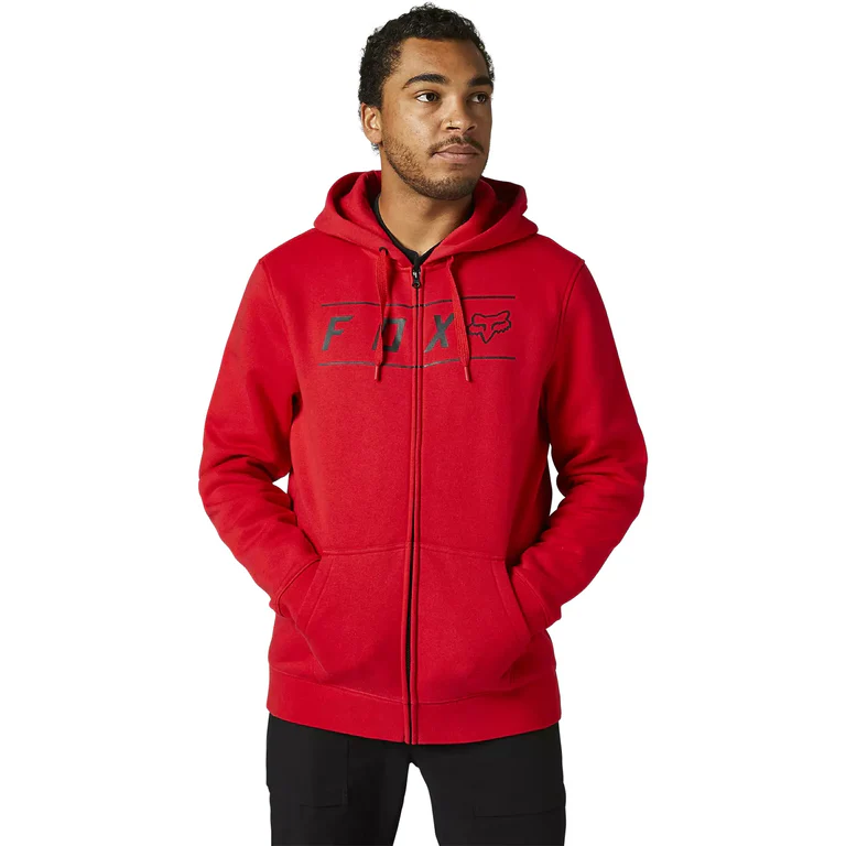 POLERON FOX PINNACLE ZIP ROJO - 1