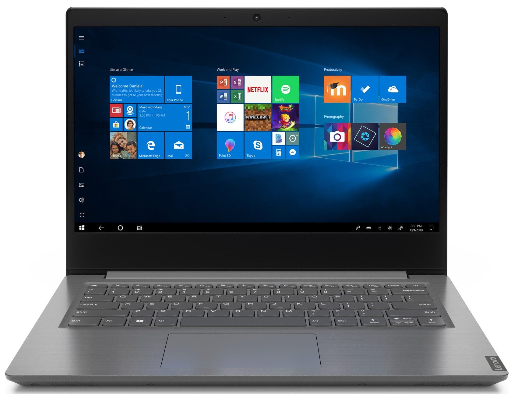 NOTEBOOK LENOVO V14-ADA AMD RYZEN 3 3250U 12 GB RAM/ 512 GB SSD + 1 TB HDD (REACONDICIONADO) - 1