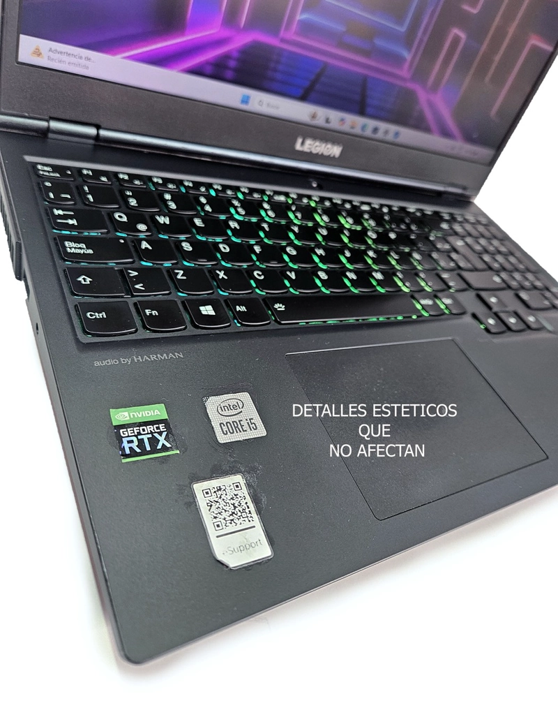 NOTEBOOK LEGION 5 INTEL CORE I5-10MA NVIDIA GEFORCE RTX 2060 (6GB) 16GB RAM/ 512GB SSD+1TB HDD (REAC - 8