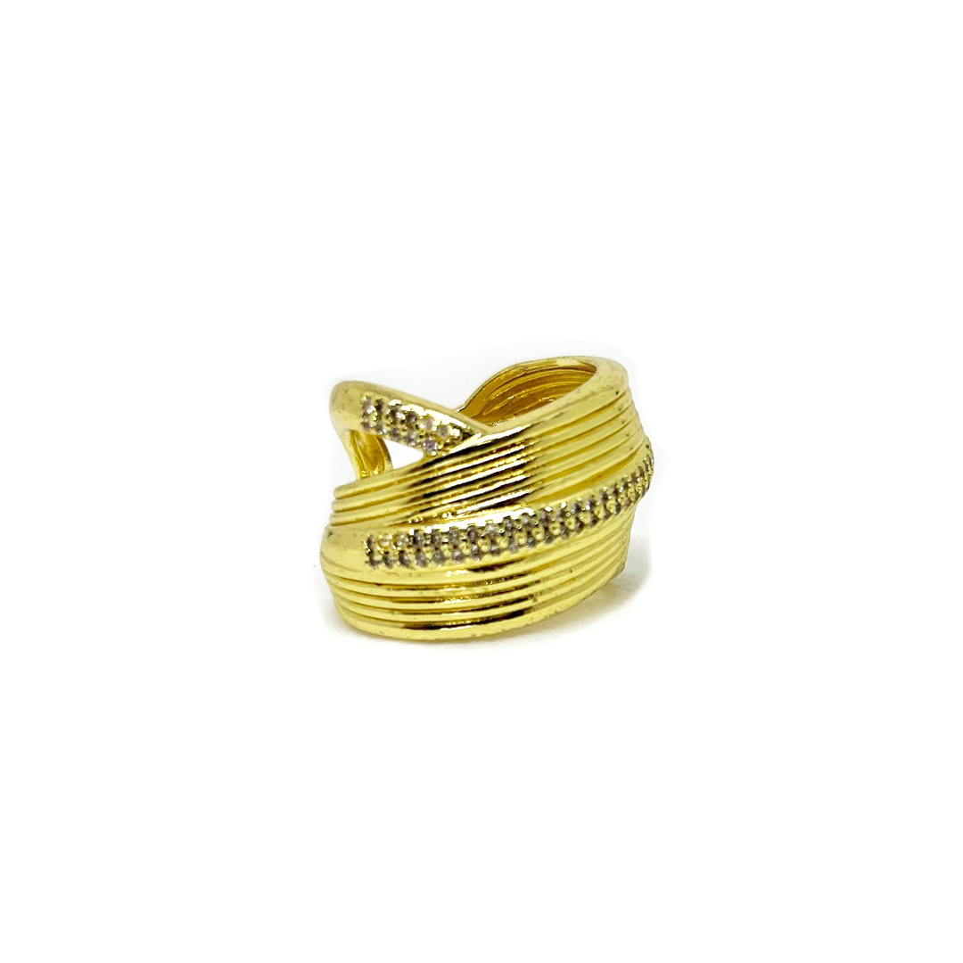ANILLO ONDULADO SAN BENITO JOYAS - 1