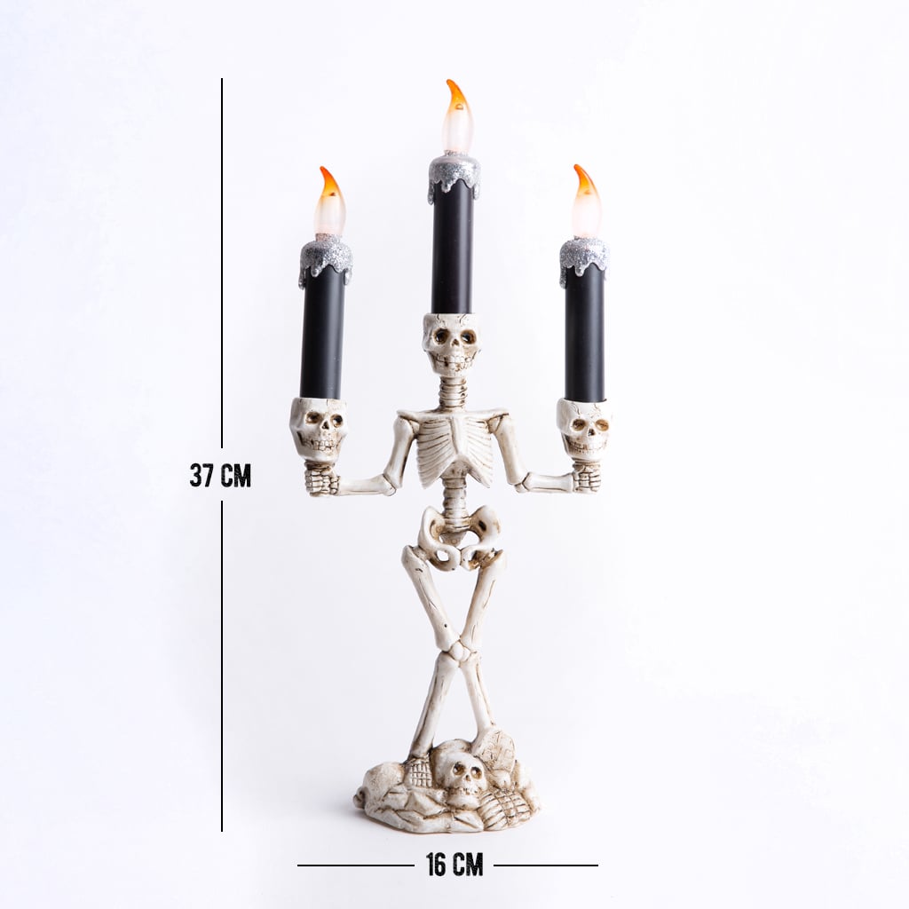 CANDELABRO ESQUELETO LED FRANK & MORTIS - 4