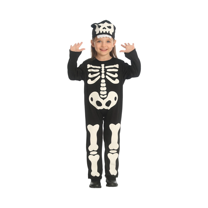 DISFRAZ ESQUELETO TALLA XS - 1