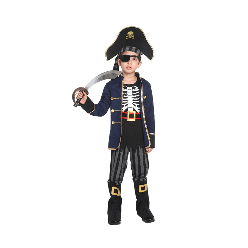 DISFRAZ DE PIRATA ESQUELETO TALLA M - 1