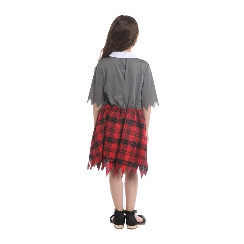 DISFRAZ DE ESCOLAR ZOMBIE TALLA XL - 4