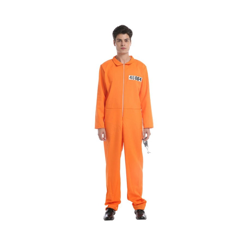 DISFRAZ PRESIDIARIO NARANJA TALLA M - 1