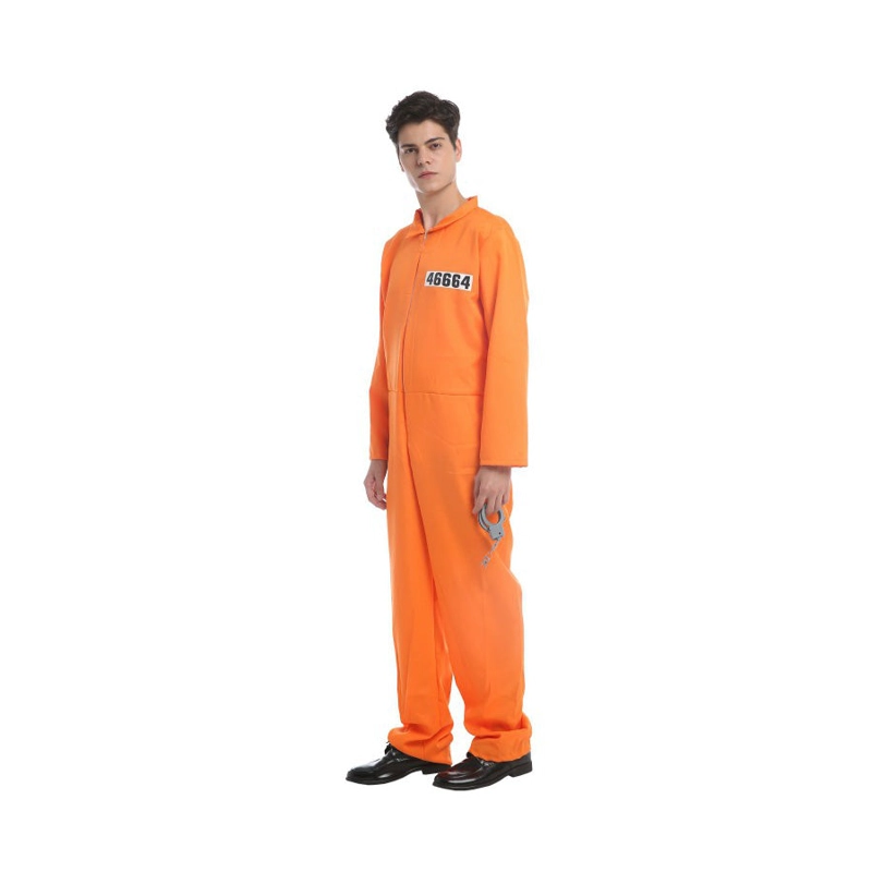 DISFRAZ PRESIDIARIO NARANJA TALLA M - 2