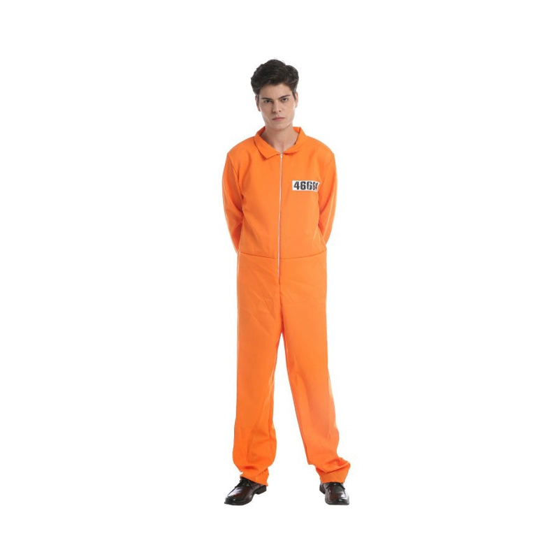 DISFRAZ PRESIDIARIO NARANJA TALLA M - 3