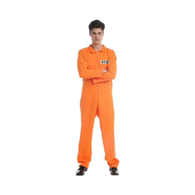 DISFRAZ PRESIDIARIO NARANJA TALLA M - 4