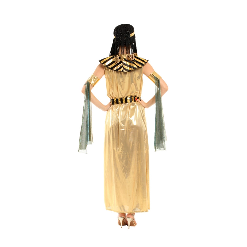 DISFRAZ MUJER EGIPCIA DORADA TALLA M - 5